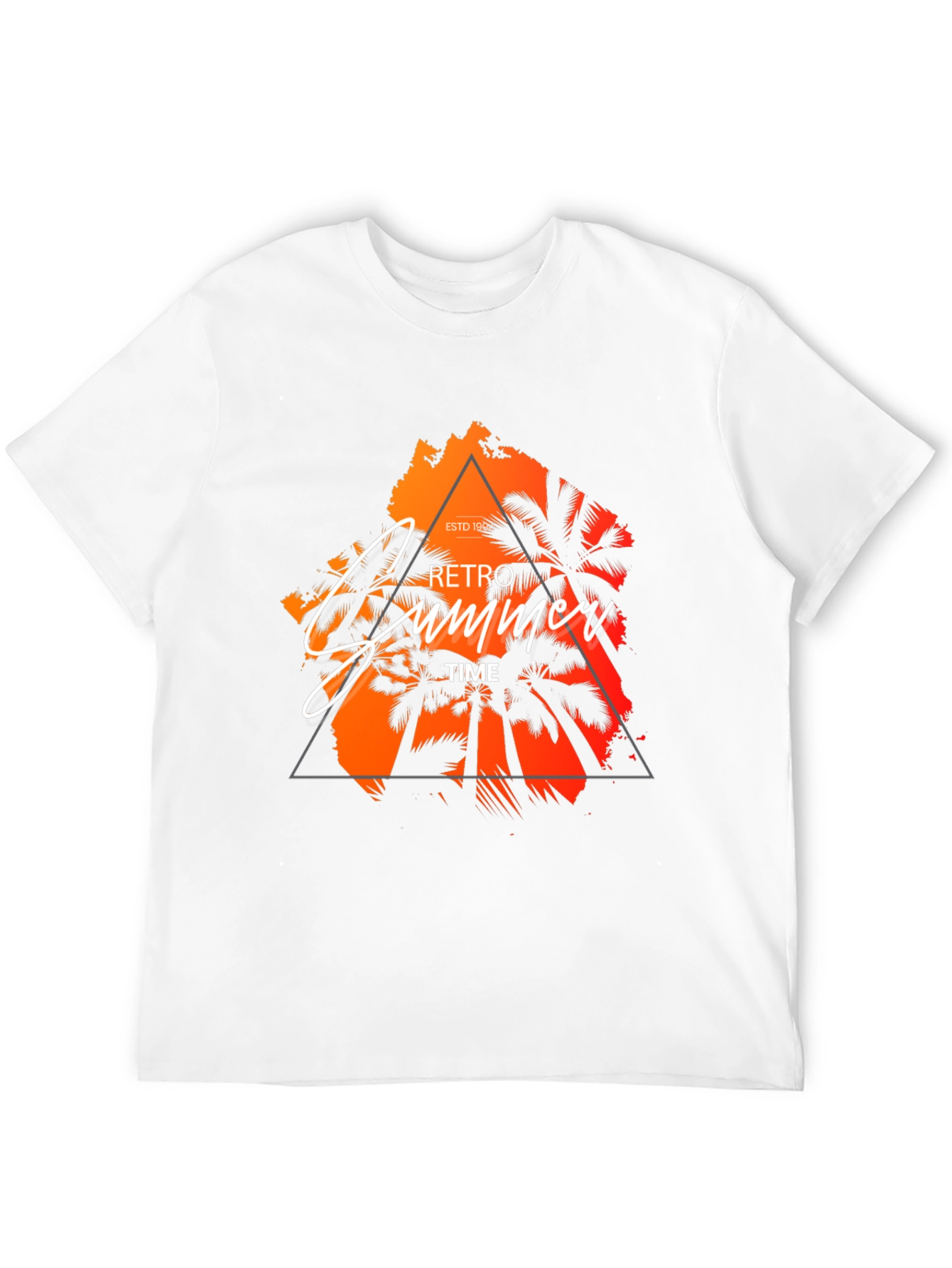 Retro Summer Time Graphic T-Shirt