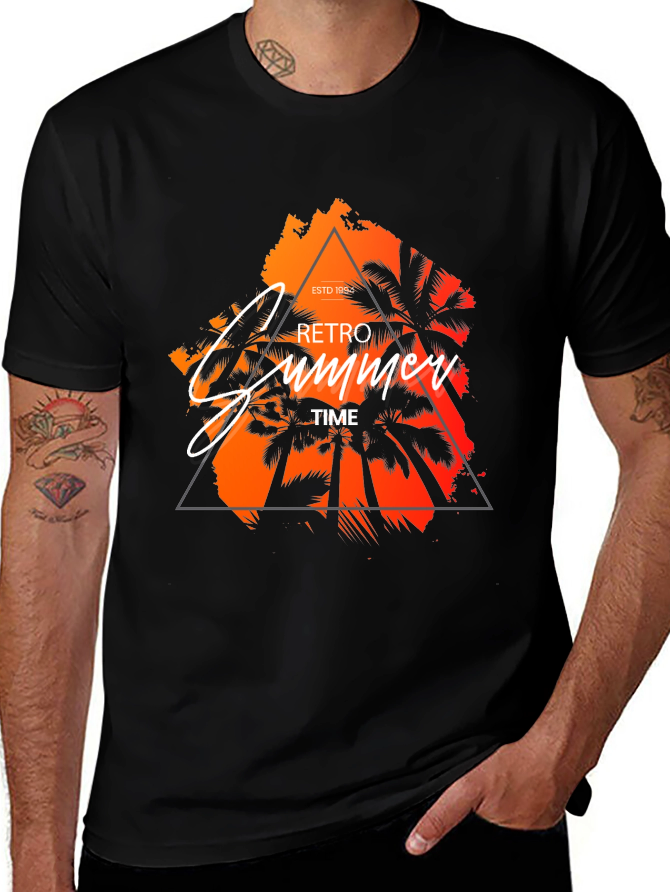 Retro Summer Time Graphic T-Shirt