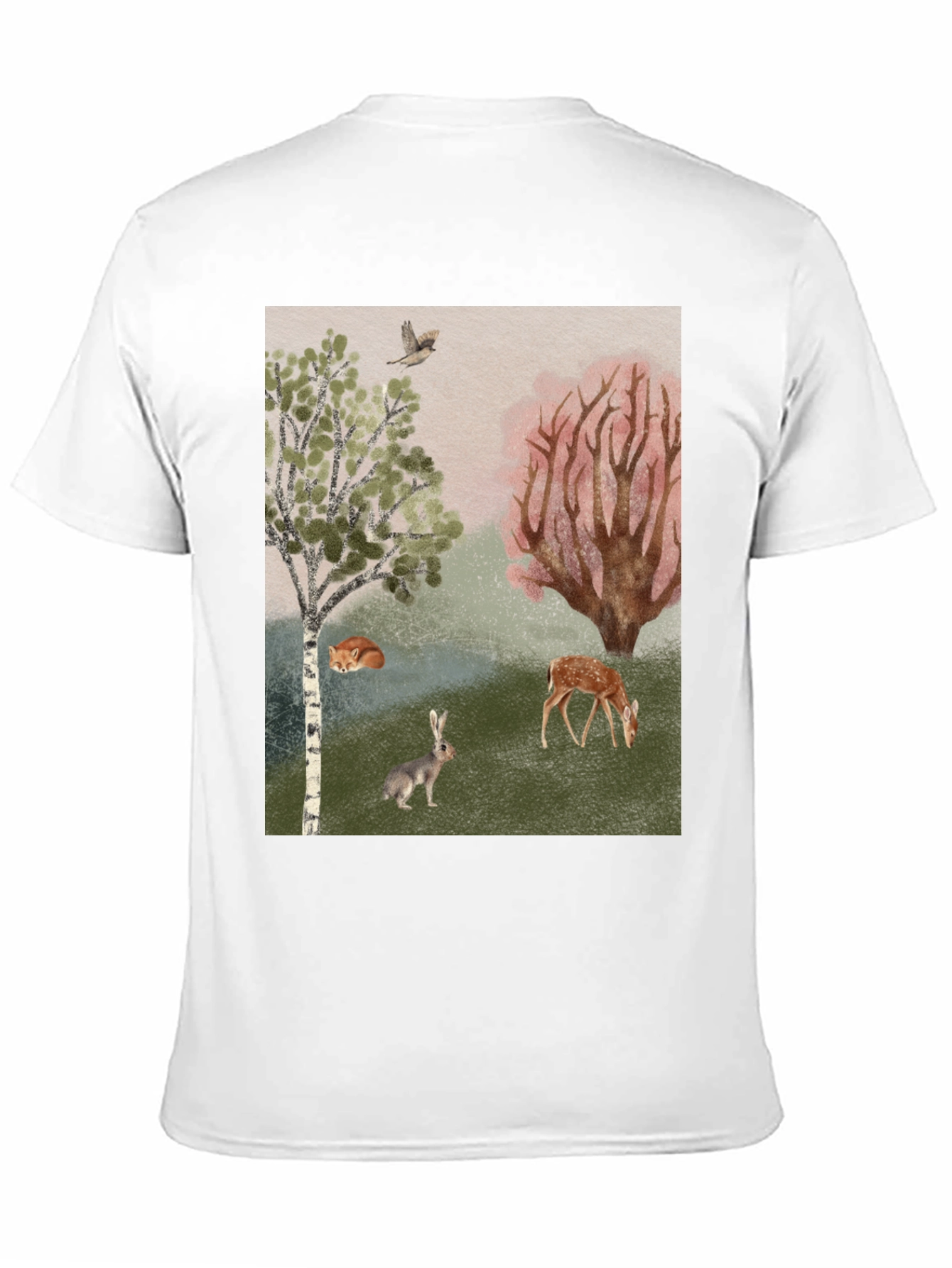 Enchanted Forest Graphic Tee - Nature Lover Shirt