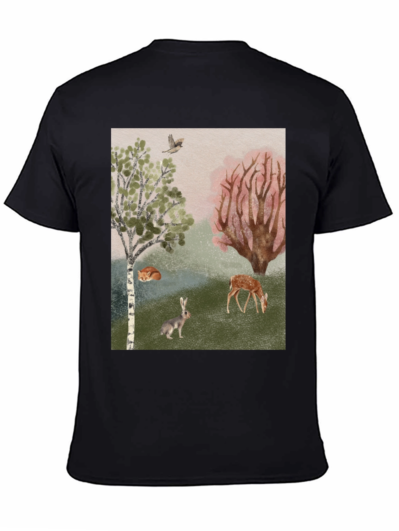 Enchanted Forest Graphic Tee - Nature Lover Shirt