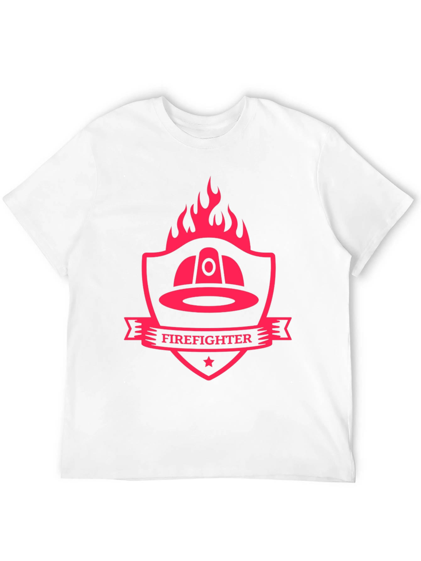 Firefighter Shield Graphic T-Shirt