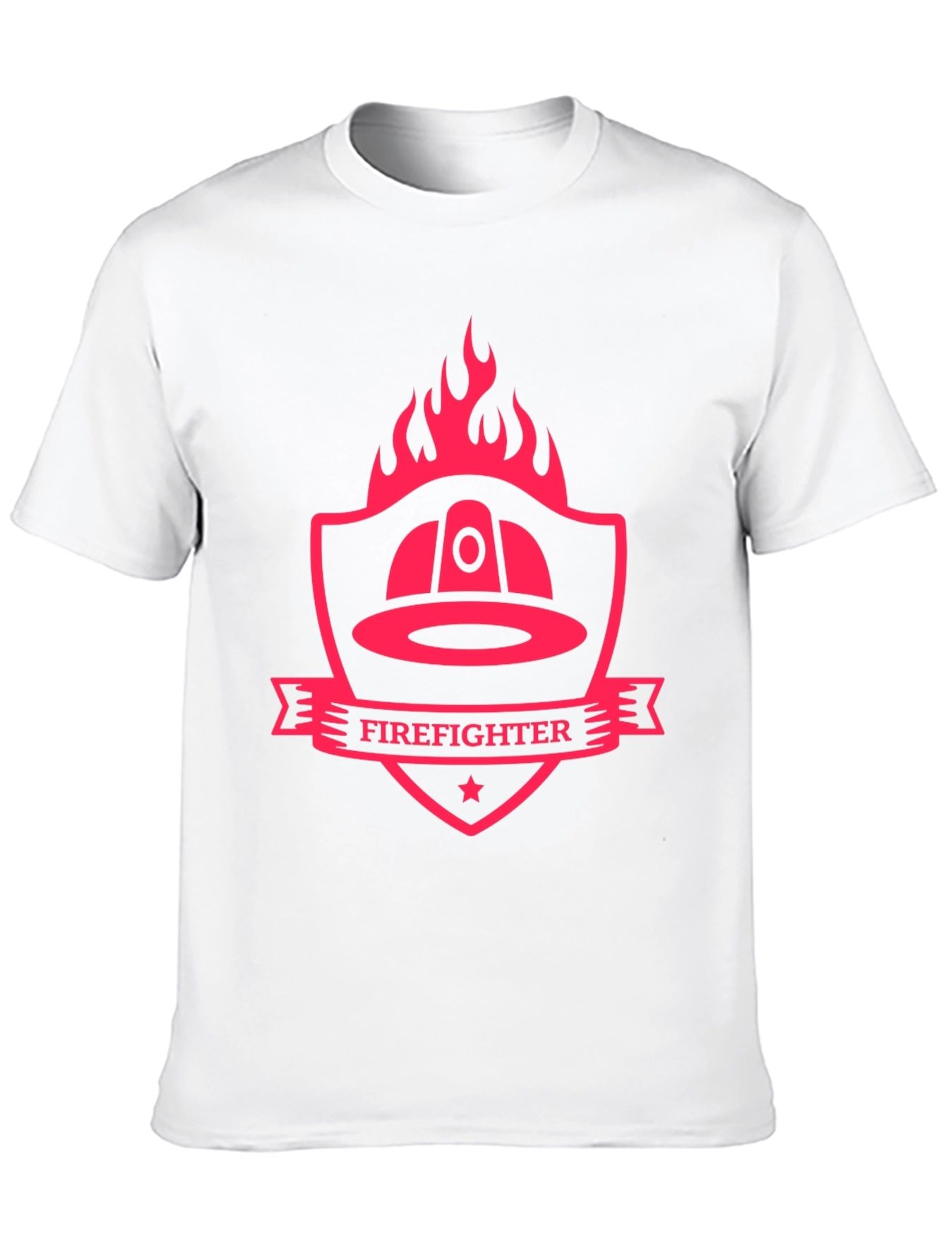 Firefighter Shield Graphic T-Shirt
