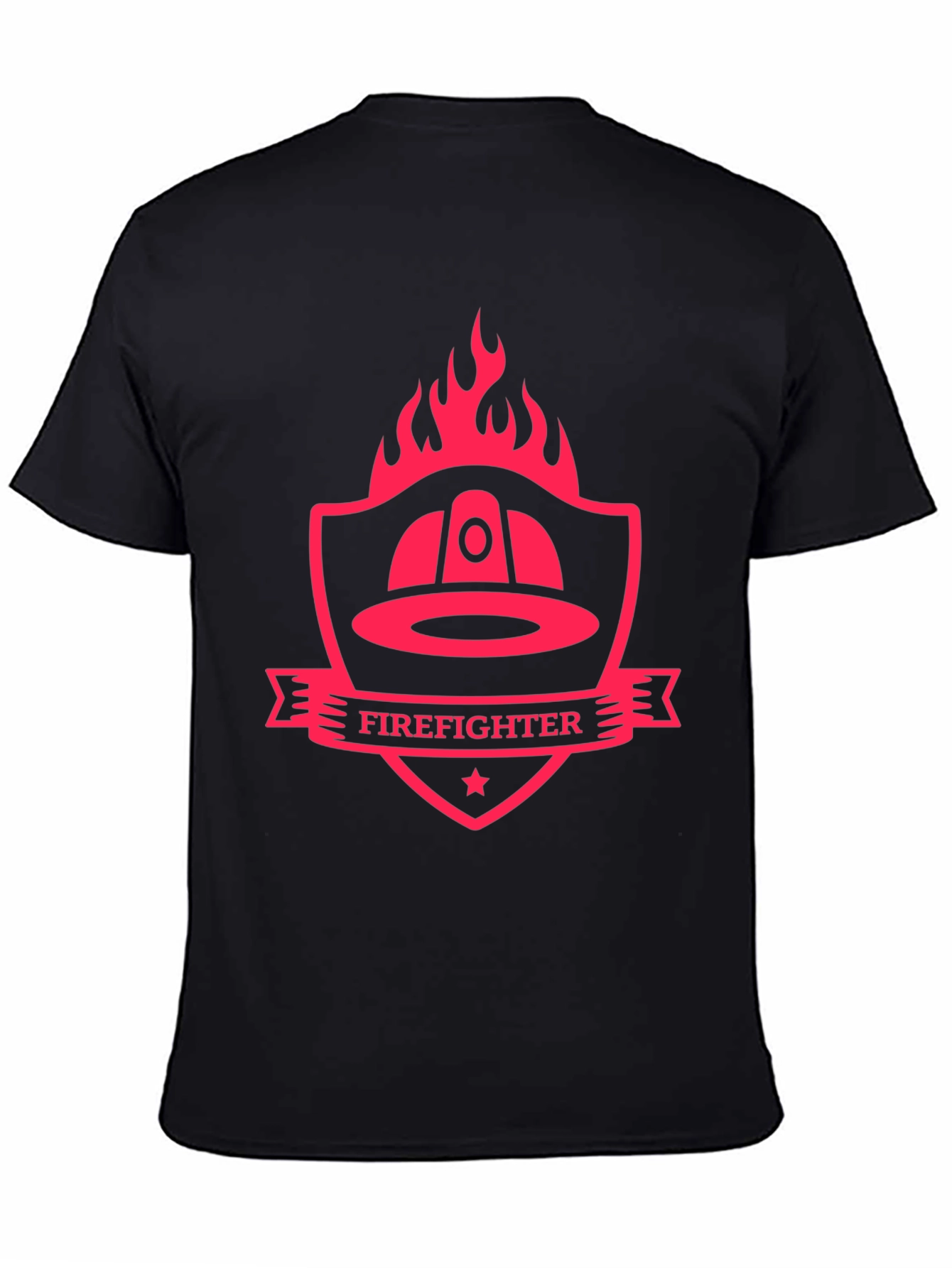 Firefighter Shield Graphic T-Shirt