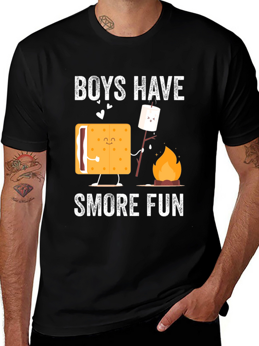 Boys Smore Fun Graphic Tee - Camping T-Shirt