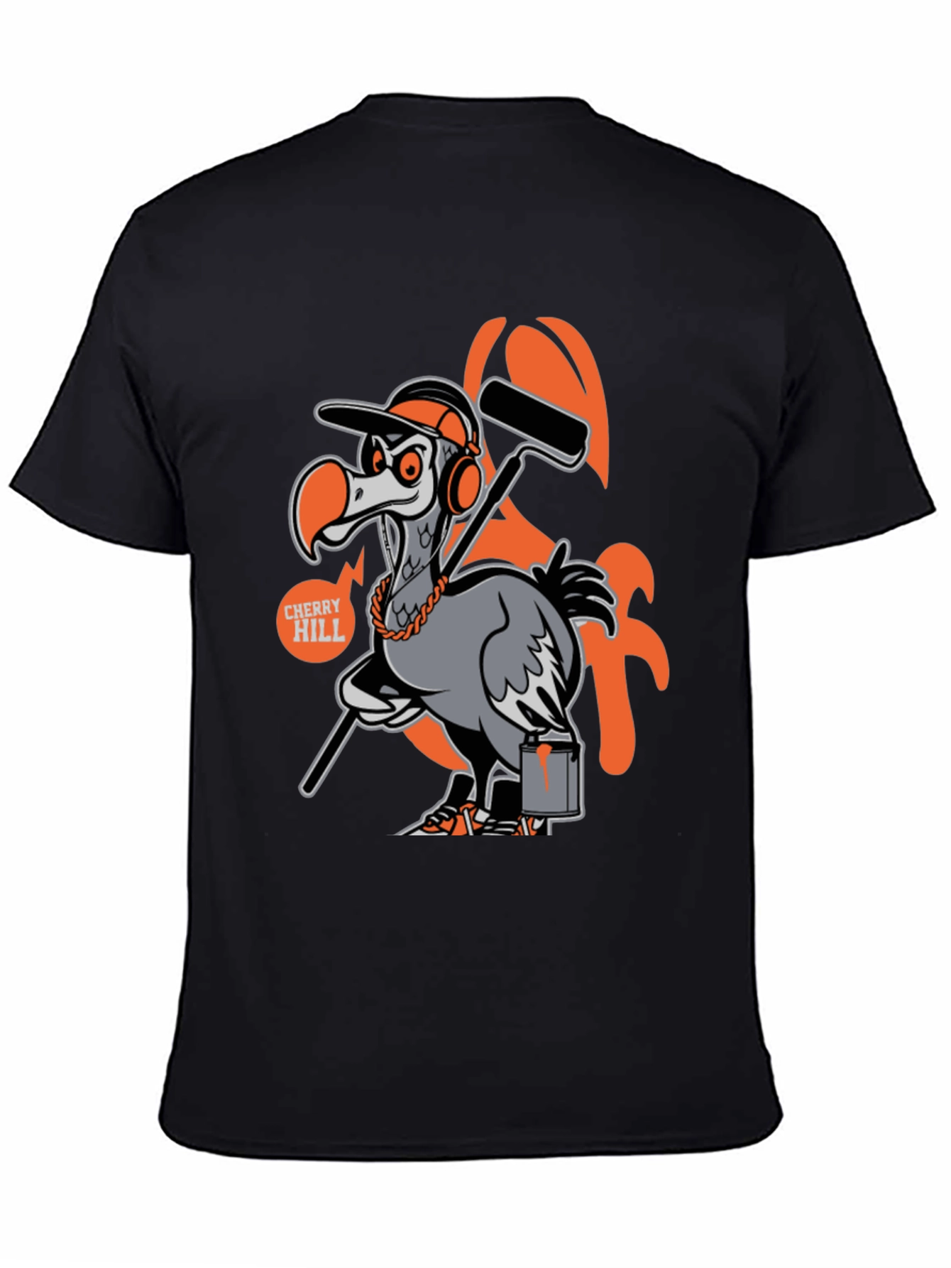 Dodo Bird Painter T-Shirt - Quirky Graphic Tee