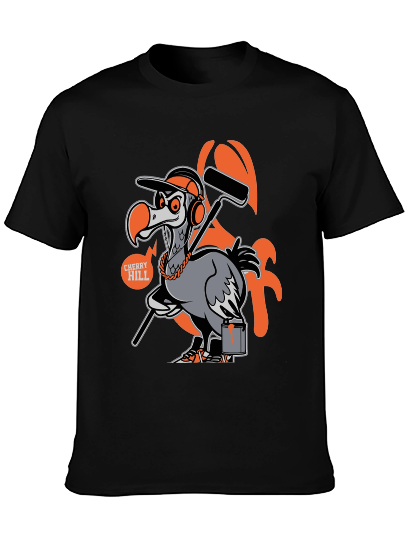 Dodo Bird Painter T-Shirt - Quirky Graphic Tee