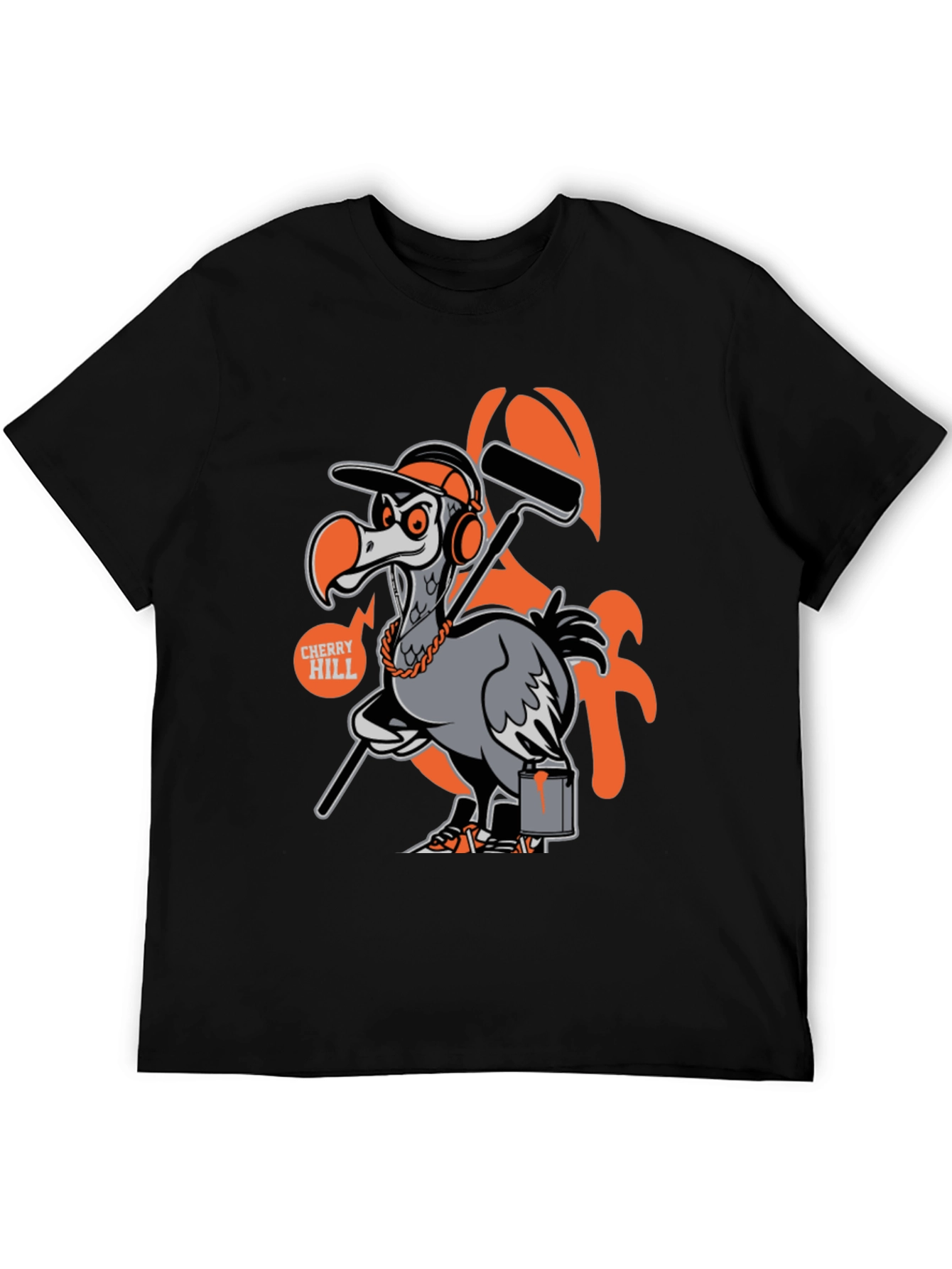Dodo Bird Painter T-Shirt - Quirky Graphic Tee
