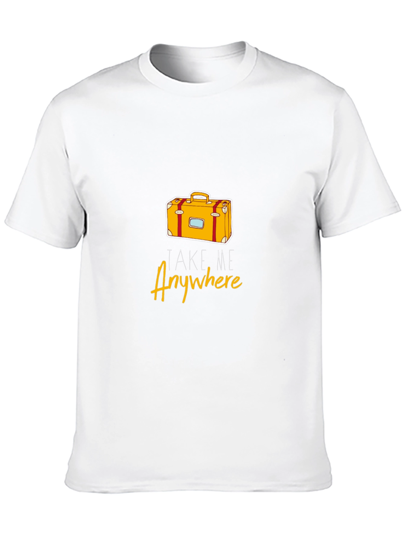 Take Me Anywhere Black Graphic T-Shirt