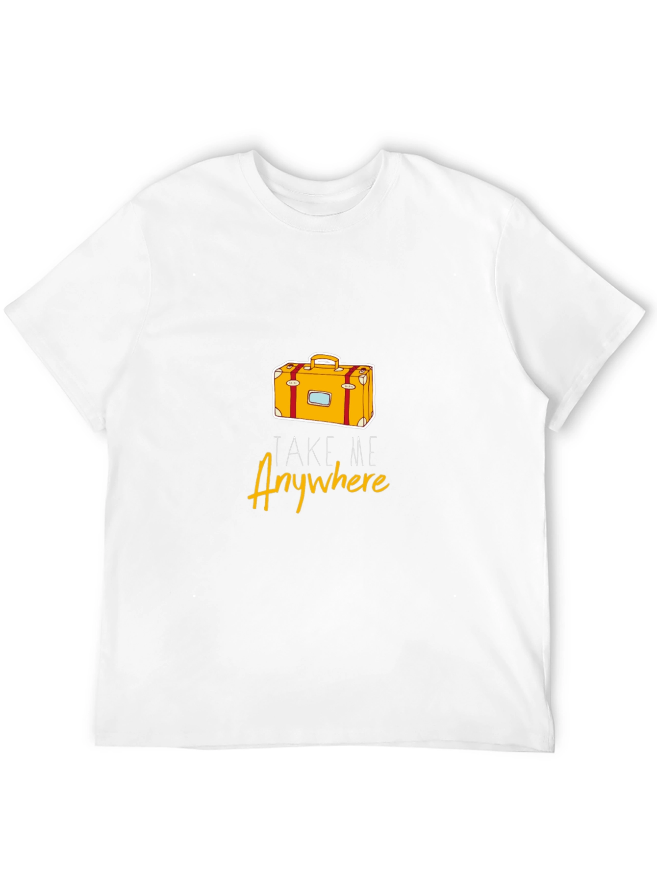 Take Me Anywhere Black Graphic T-Shirt
