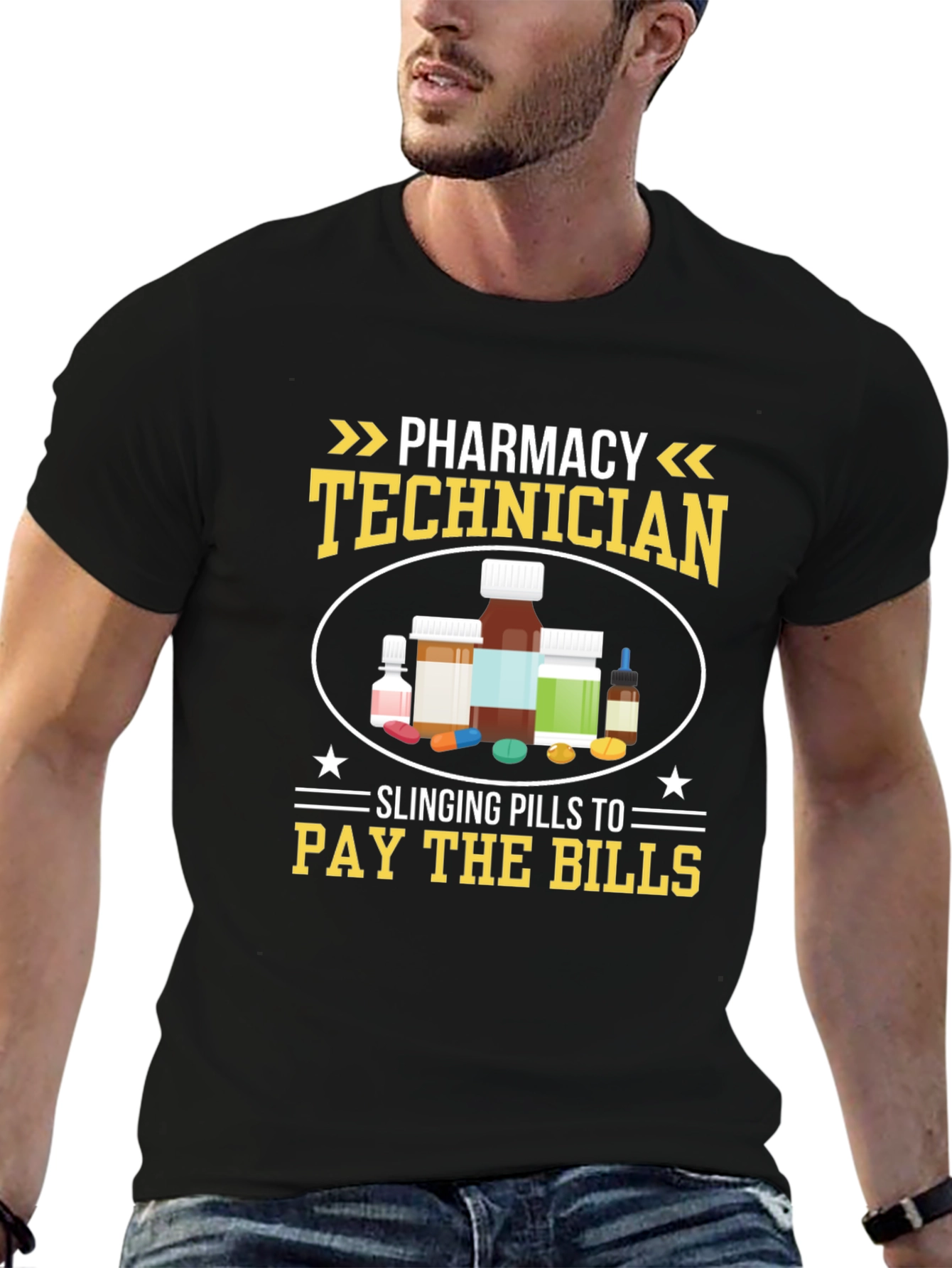 Pharmacy Technician T-Shirt - Slanging Pills