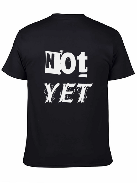Not Yet Graphic Print Crew Neck T-Shirt