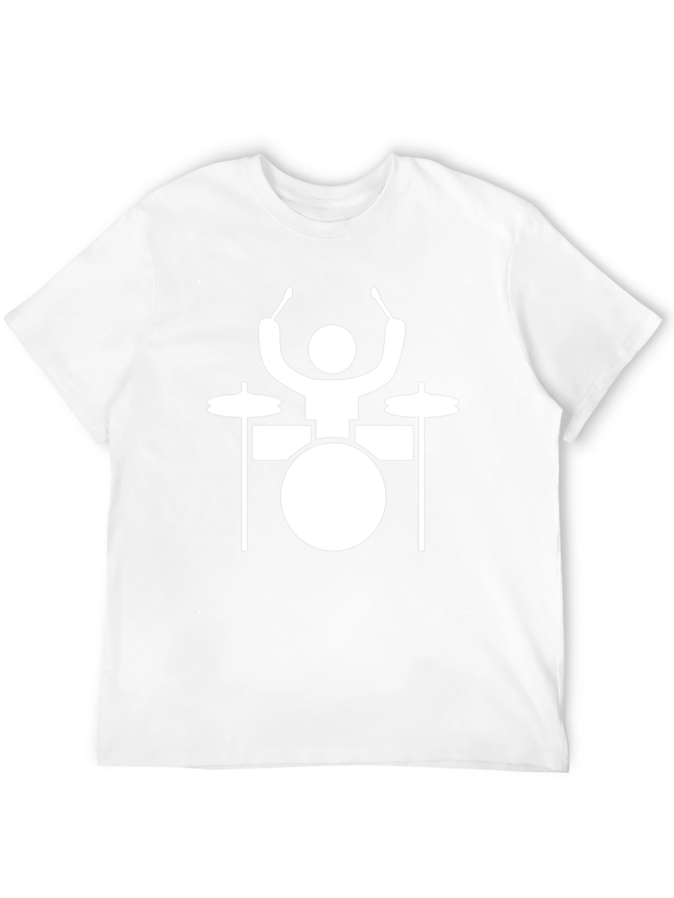 Drummer Graphic T-Shirt - Black Cotton Tee