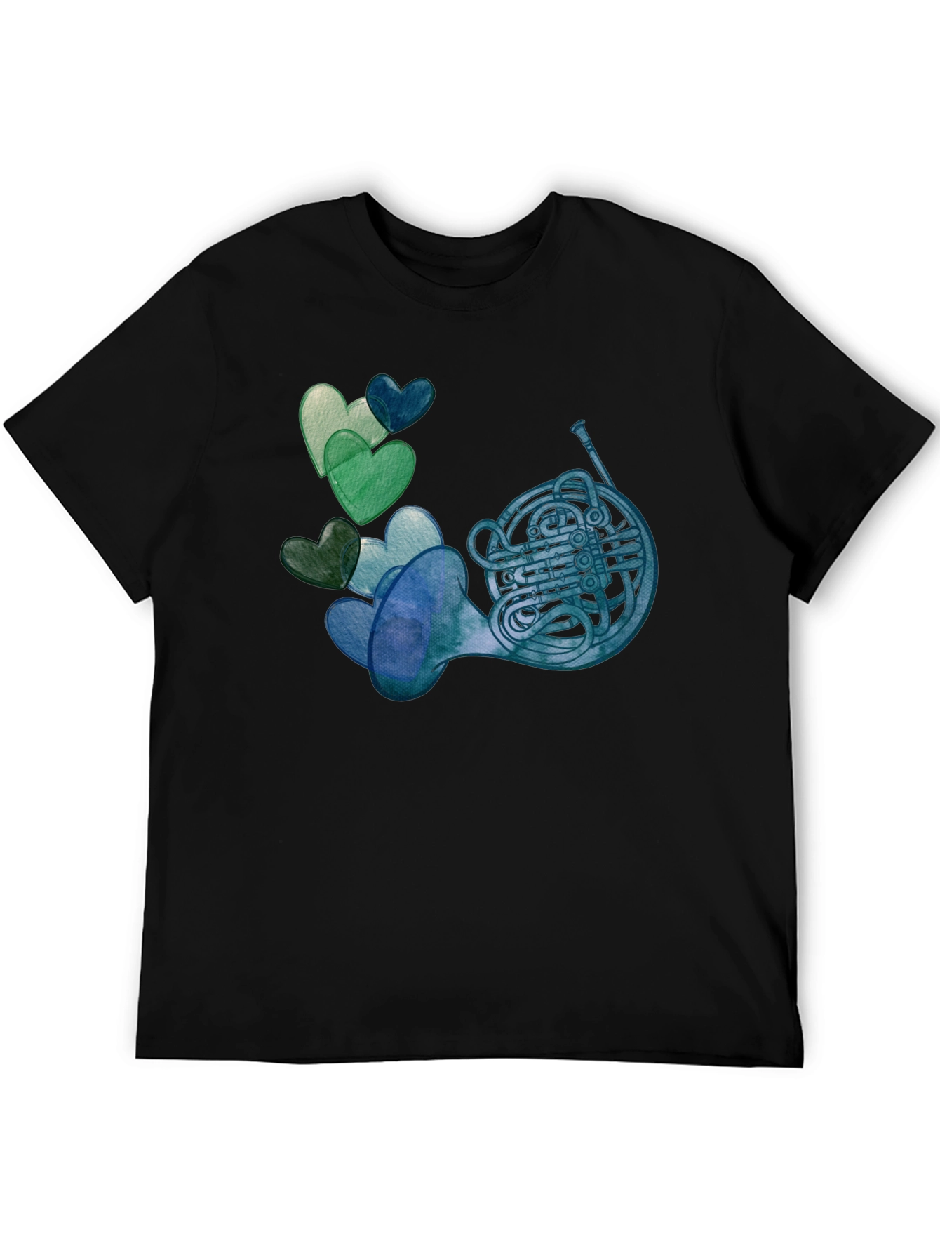 French Horn & Hearts T-Shirt