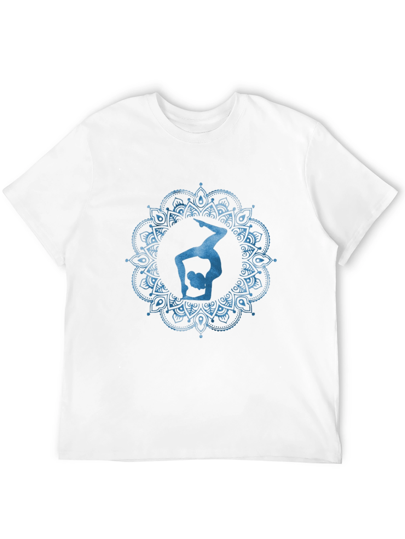 Yoga Mandala T-Shirt - Mens Black Graphic Tee