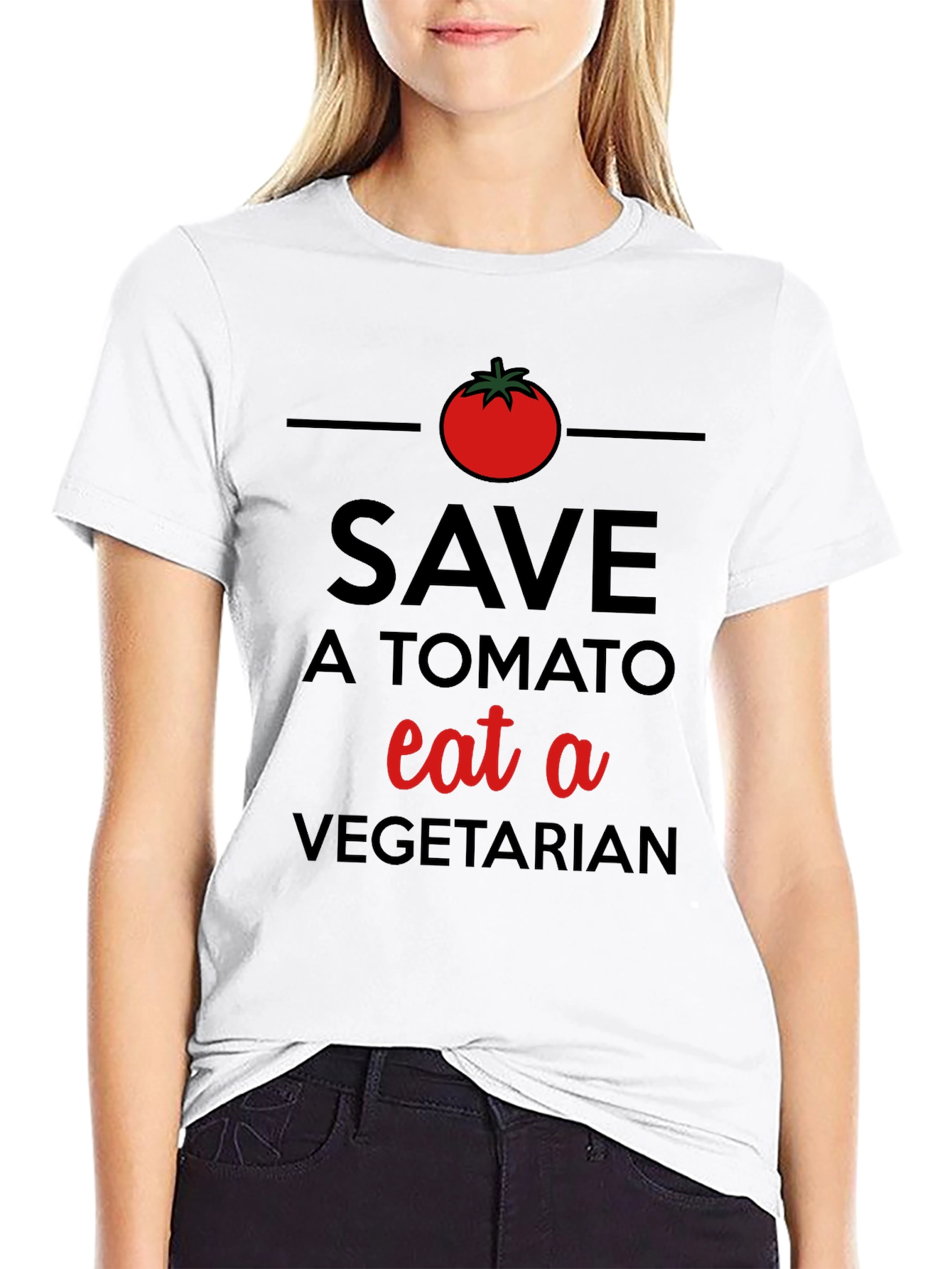 Save a Tomato Eat a Vegetarian T-Shirt