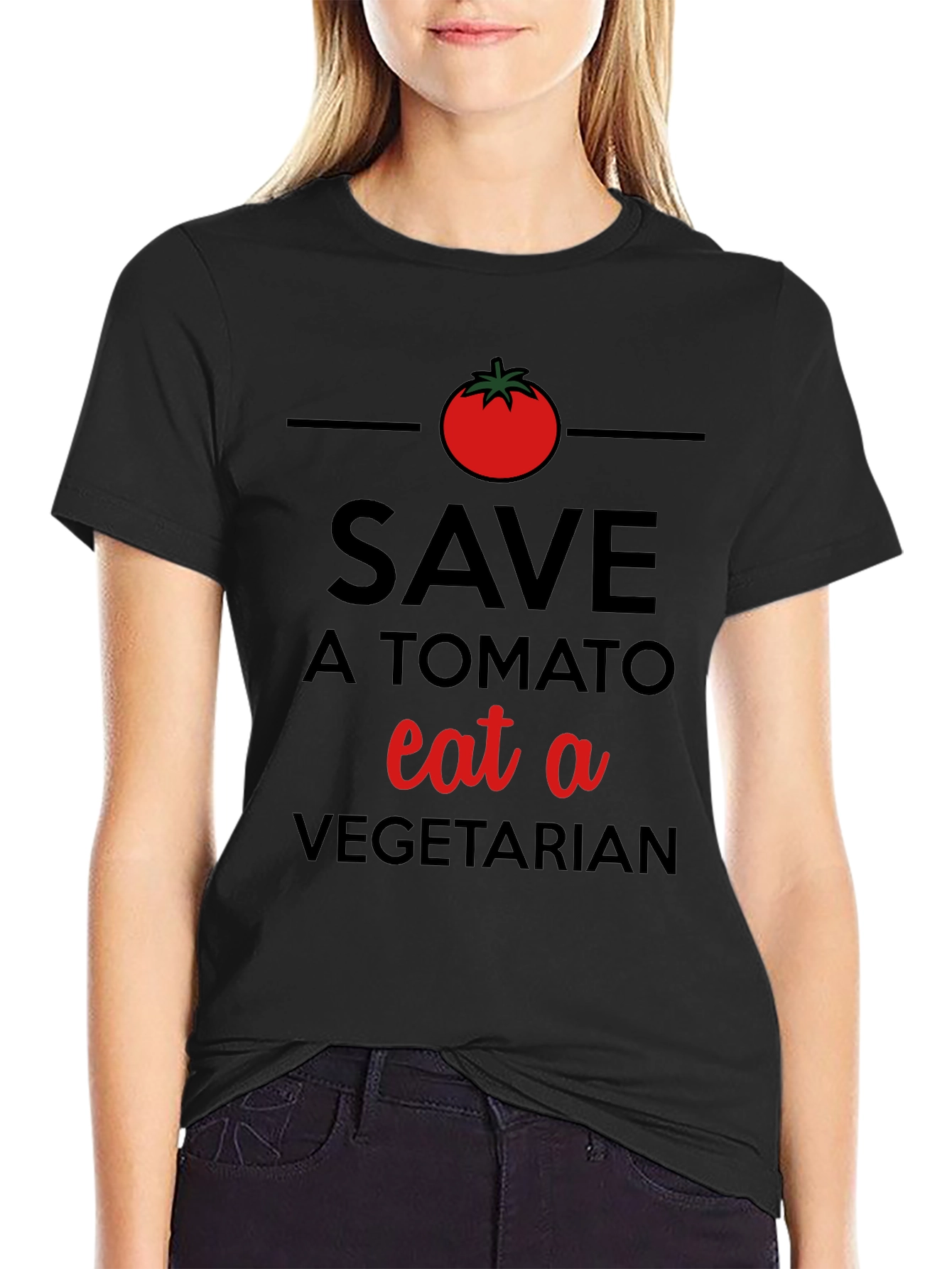 Save a Tomato Eat a Vegetarian T-Shirt