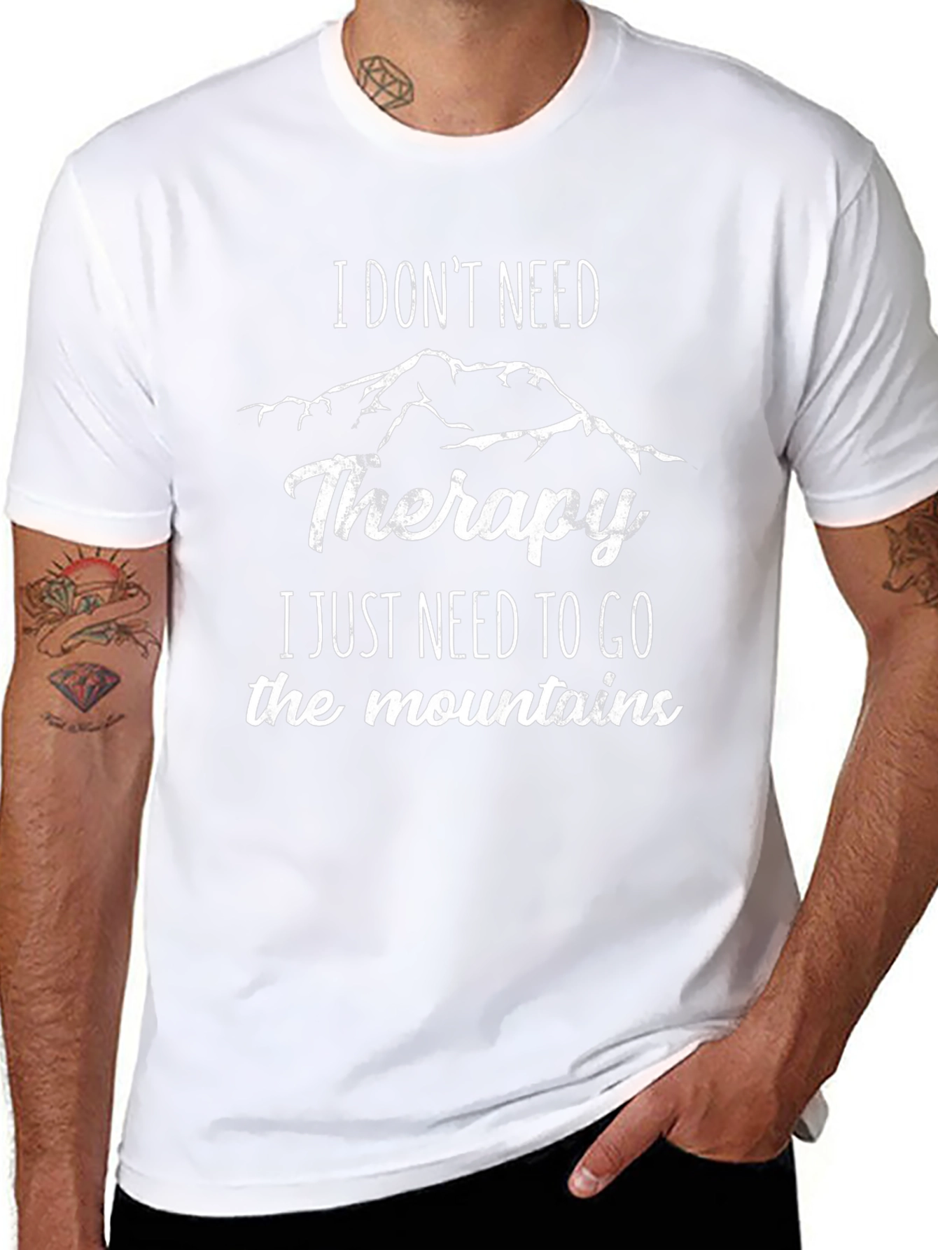 Mountain Therapy T-Shirt - Nature Lover Tee