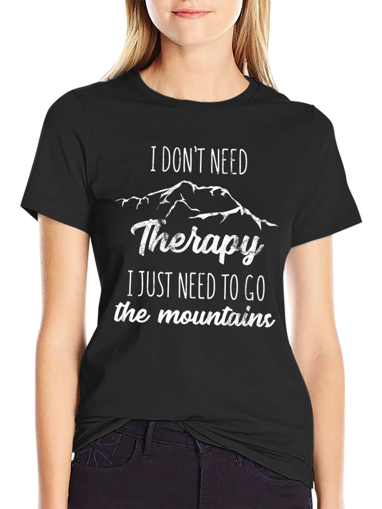 Mountain Therapy T-Shirt - Nature Lover Tee