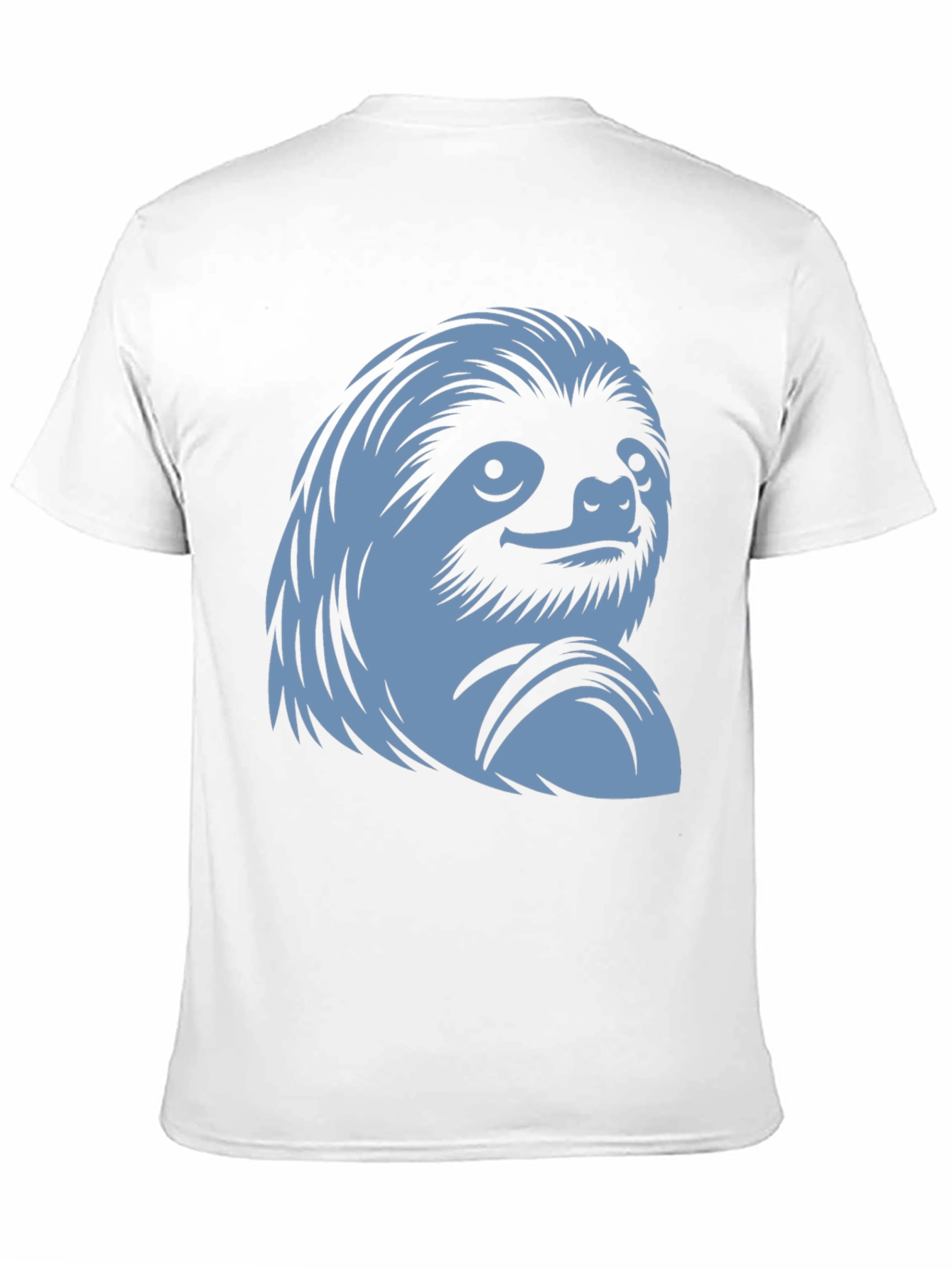 Sloth Graphic Tee - Black Cotton Casual Wear