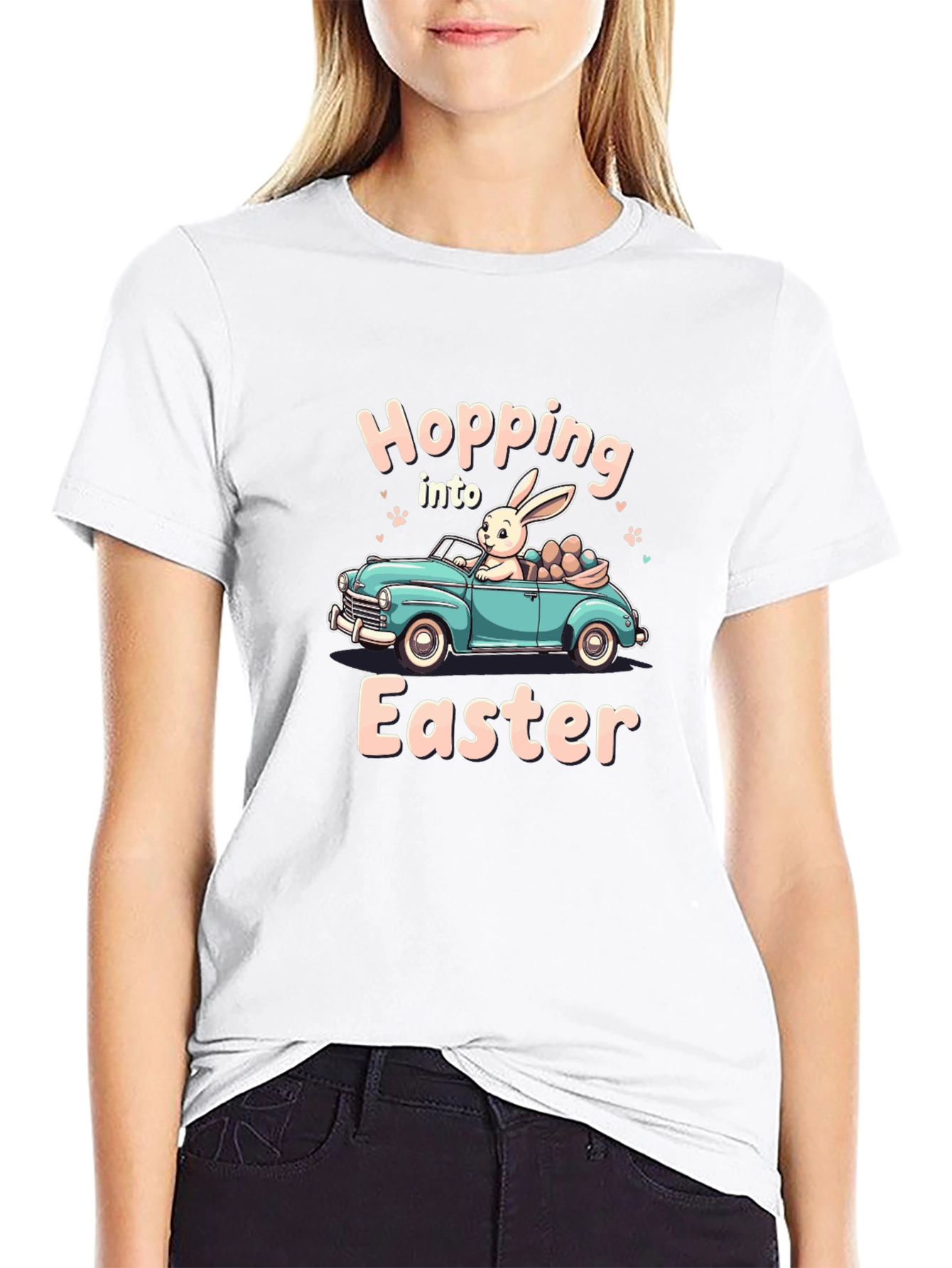 Easter Bunny Car T-Shirt