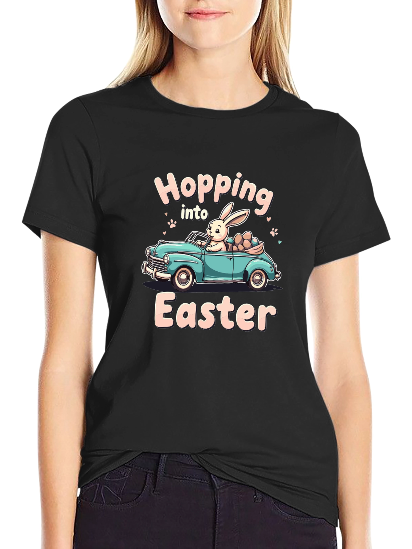 Easter Bunny Car T-Shirt