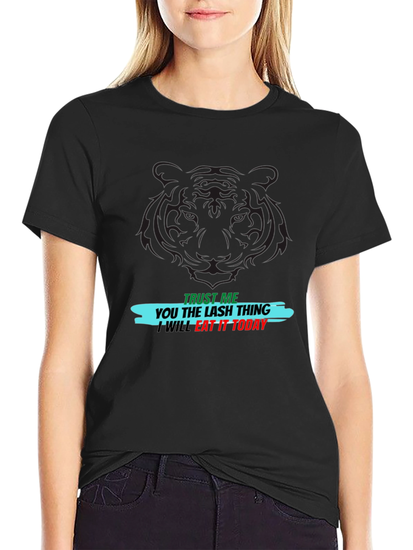 Trust Me I Will Eat It Today Black T-Shirt