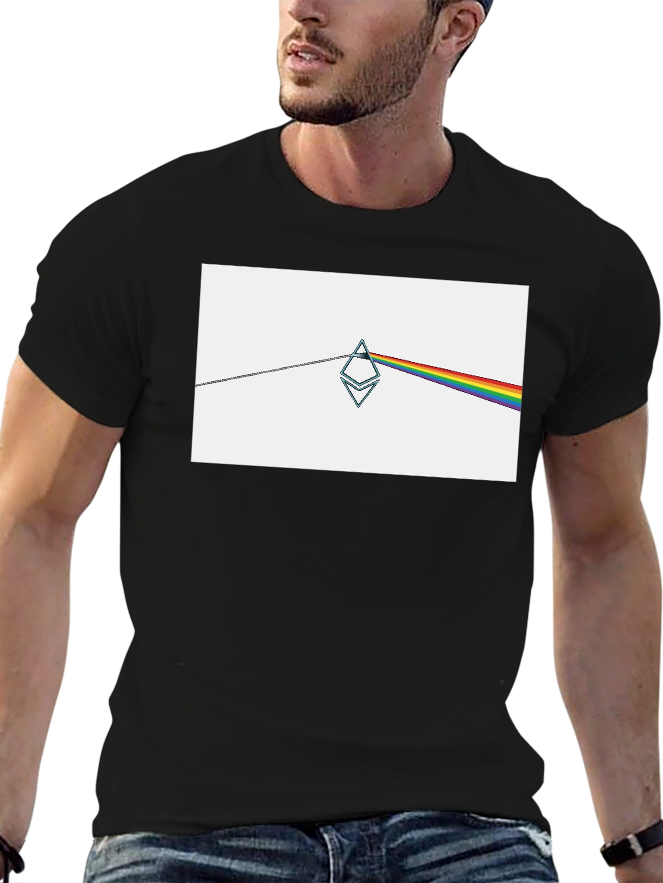 Prism Crypto Tee - Dark Side Ethereum T-Shirt