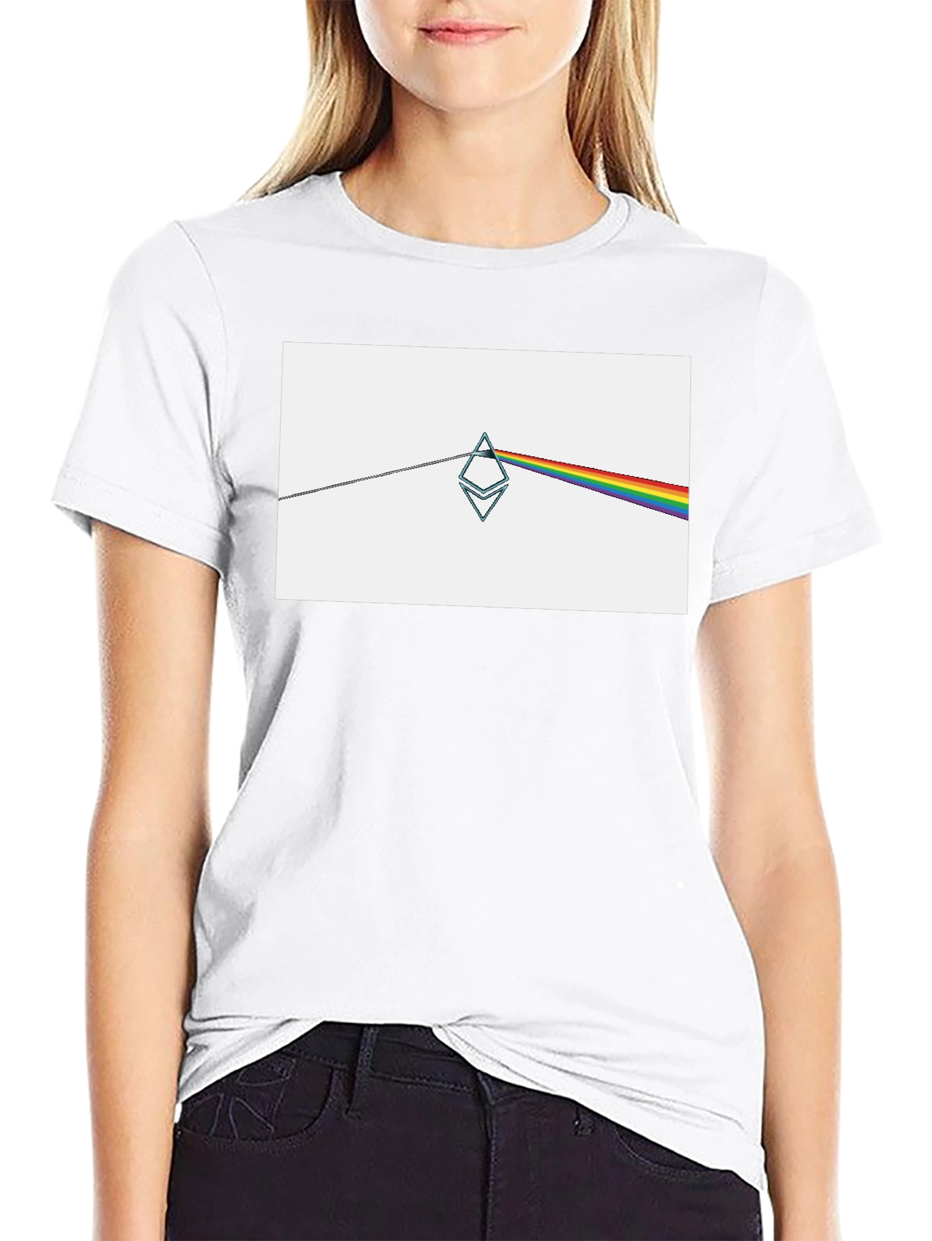 Prism Crypto Tee - Dark Side Ethereum T-Shirt