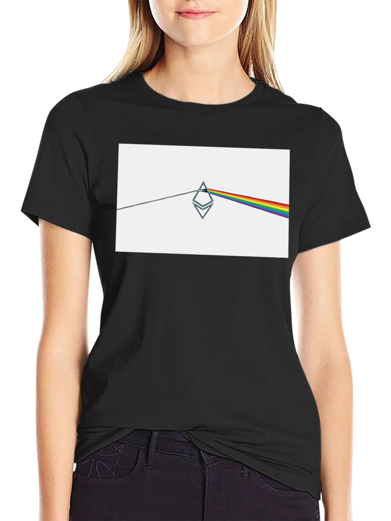 Prism Crypto Tee - Dark Side Ethereum T-Shirt