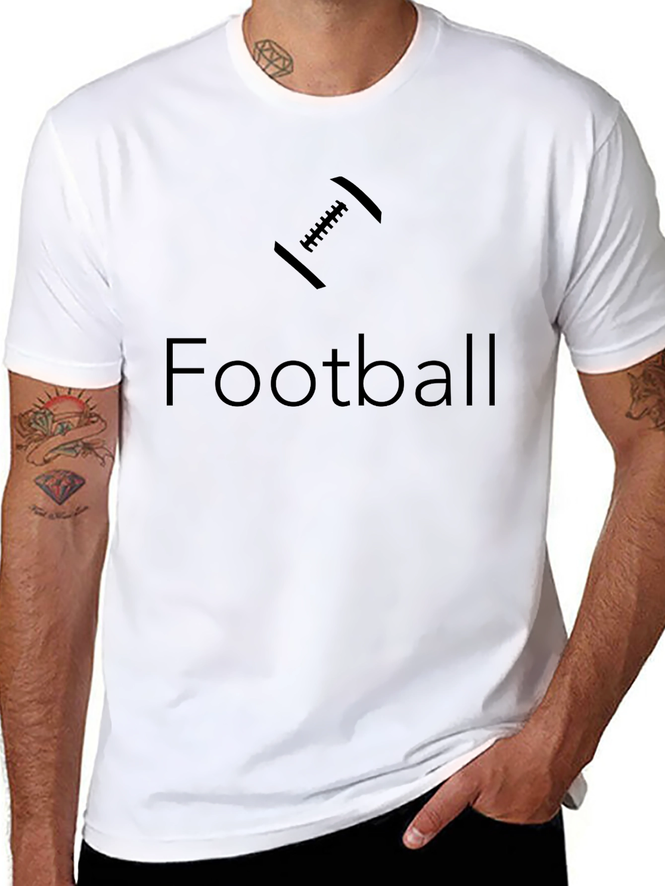 Football Graphic Tee - Stylish & Comfortable