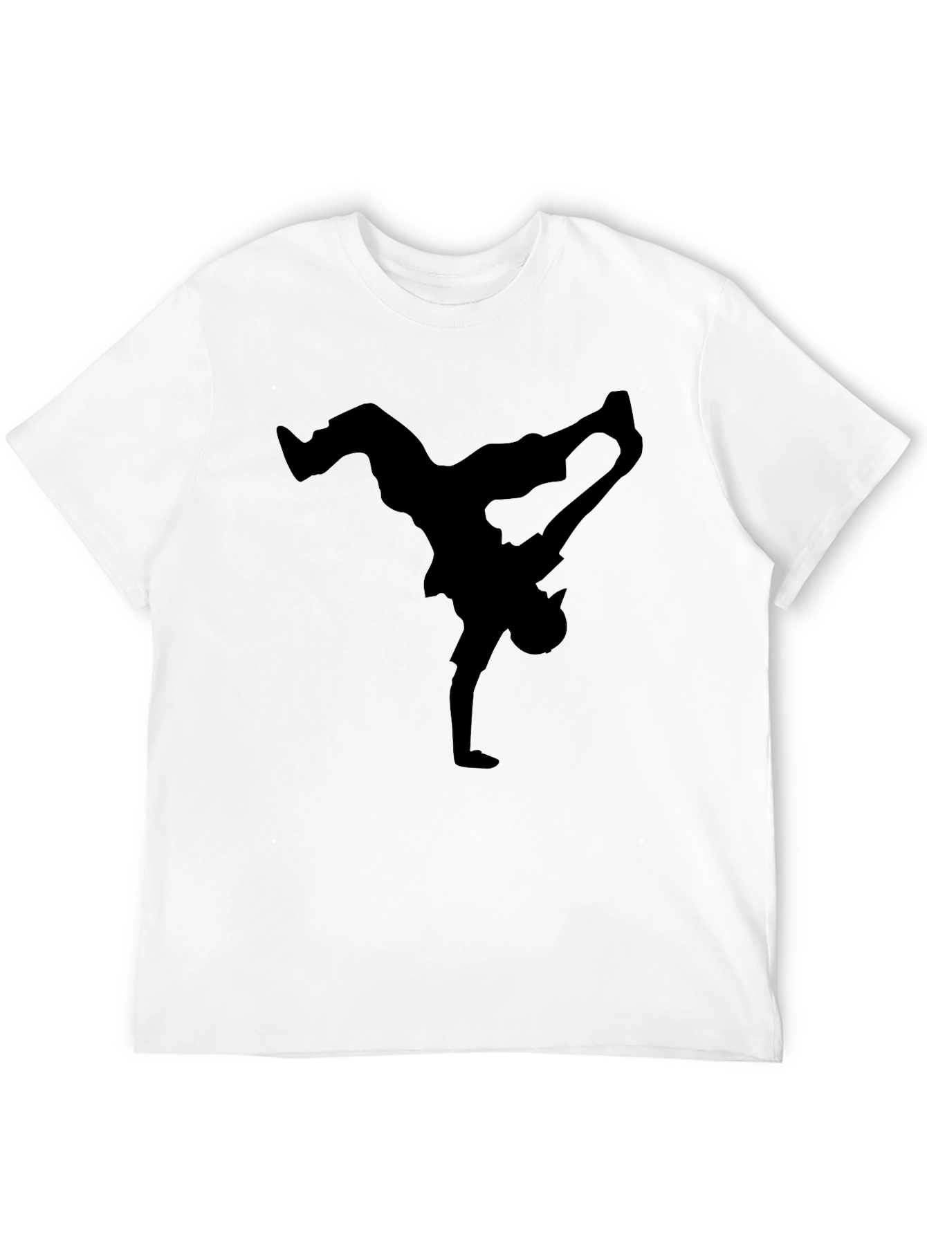 Black Dancer Silhouette Graphic Tee