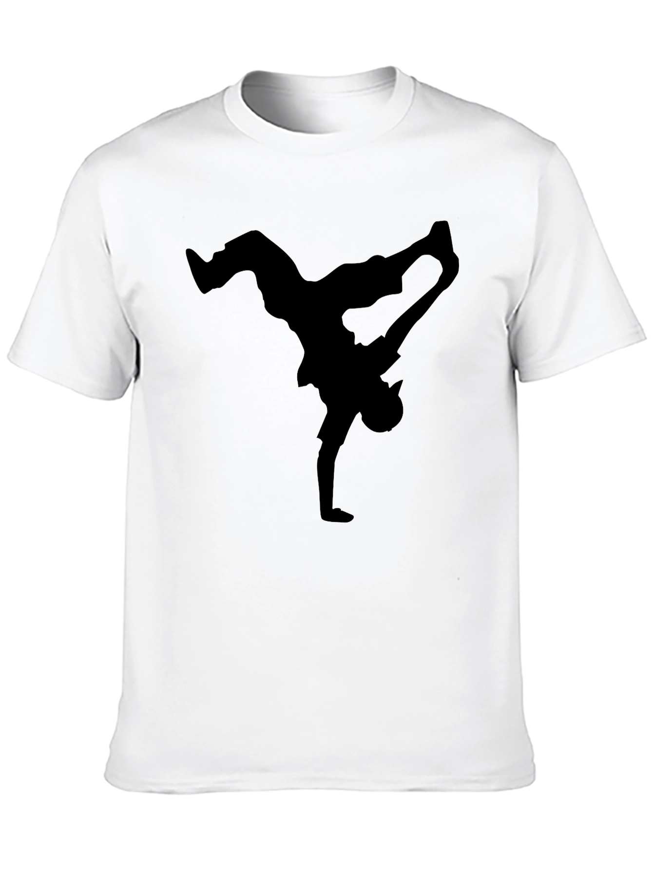 Black Dancer Silhouette Graphic Tee