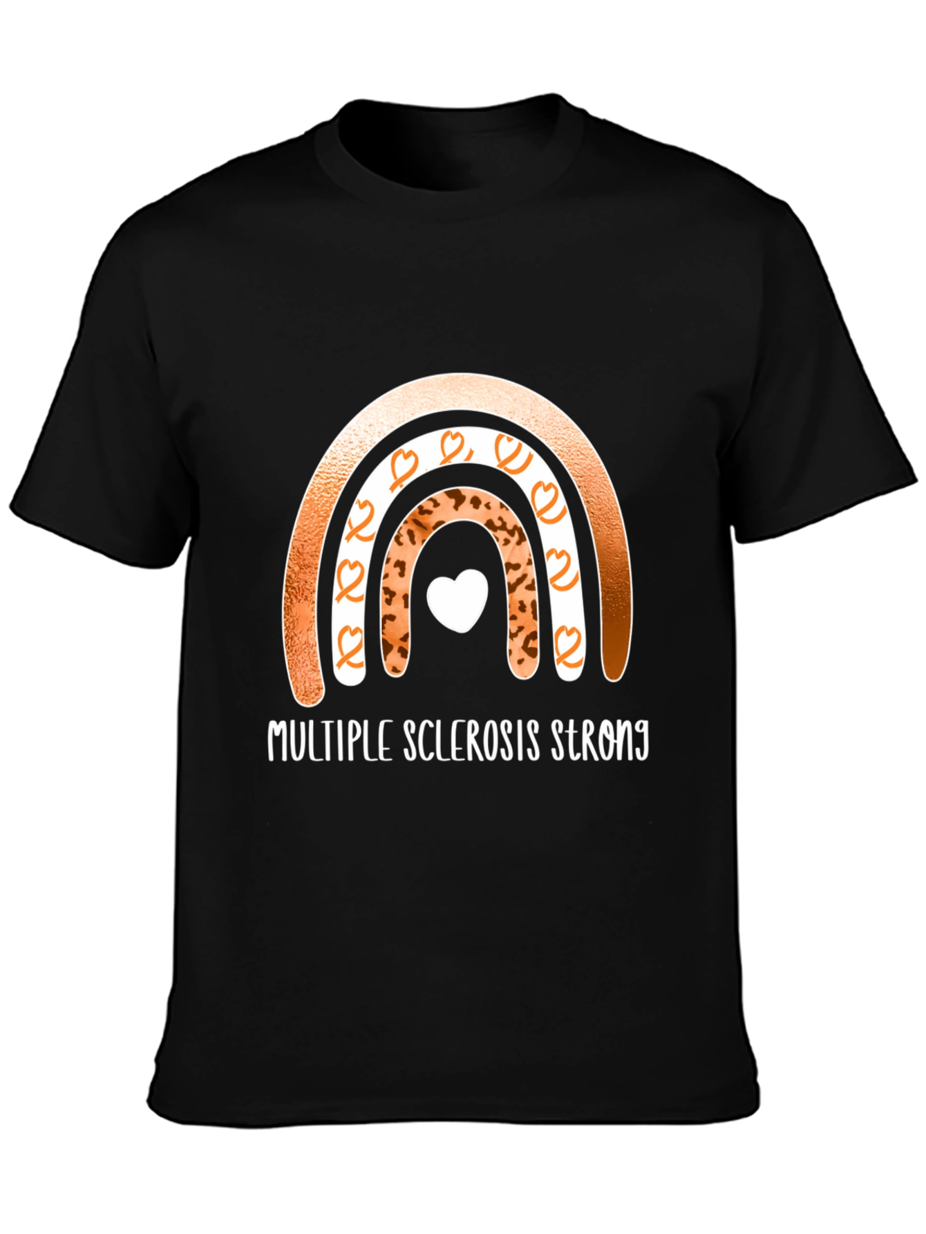 Multiple Sclerosis Strong Rainbow T-Shirt