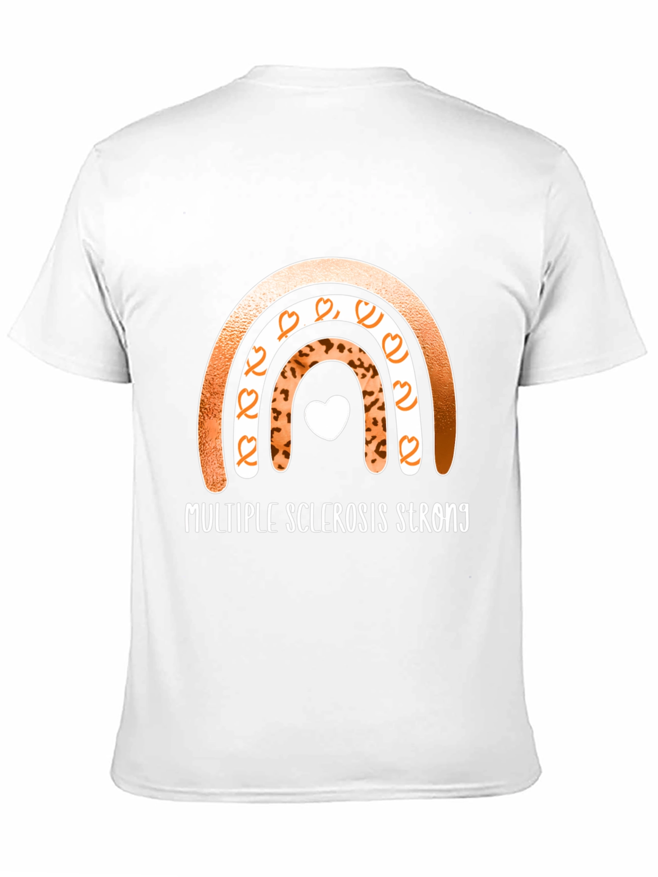Multiple Sclerosis Strong Rainbow T-Shirt