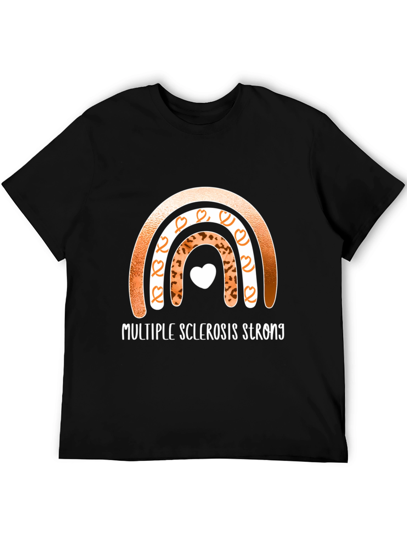 Multiple Sclerosis Strong Rainbow T-Shirt