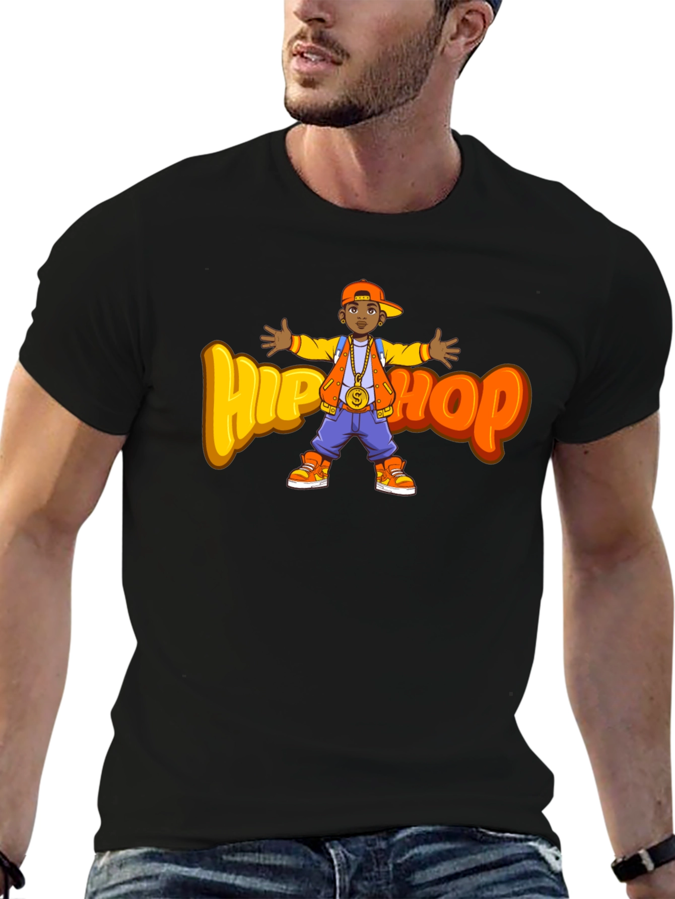 Hip Hop Kid Black T-Shirt