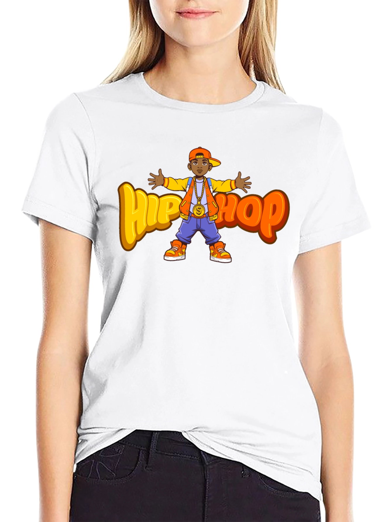 Hip Hop Kid Black T-Shirt