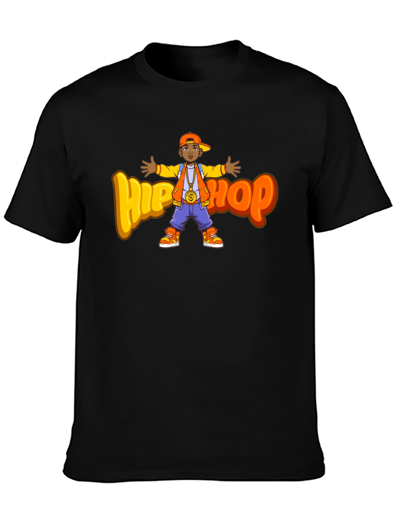 Hip Hop Kid Black T-Shirt