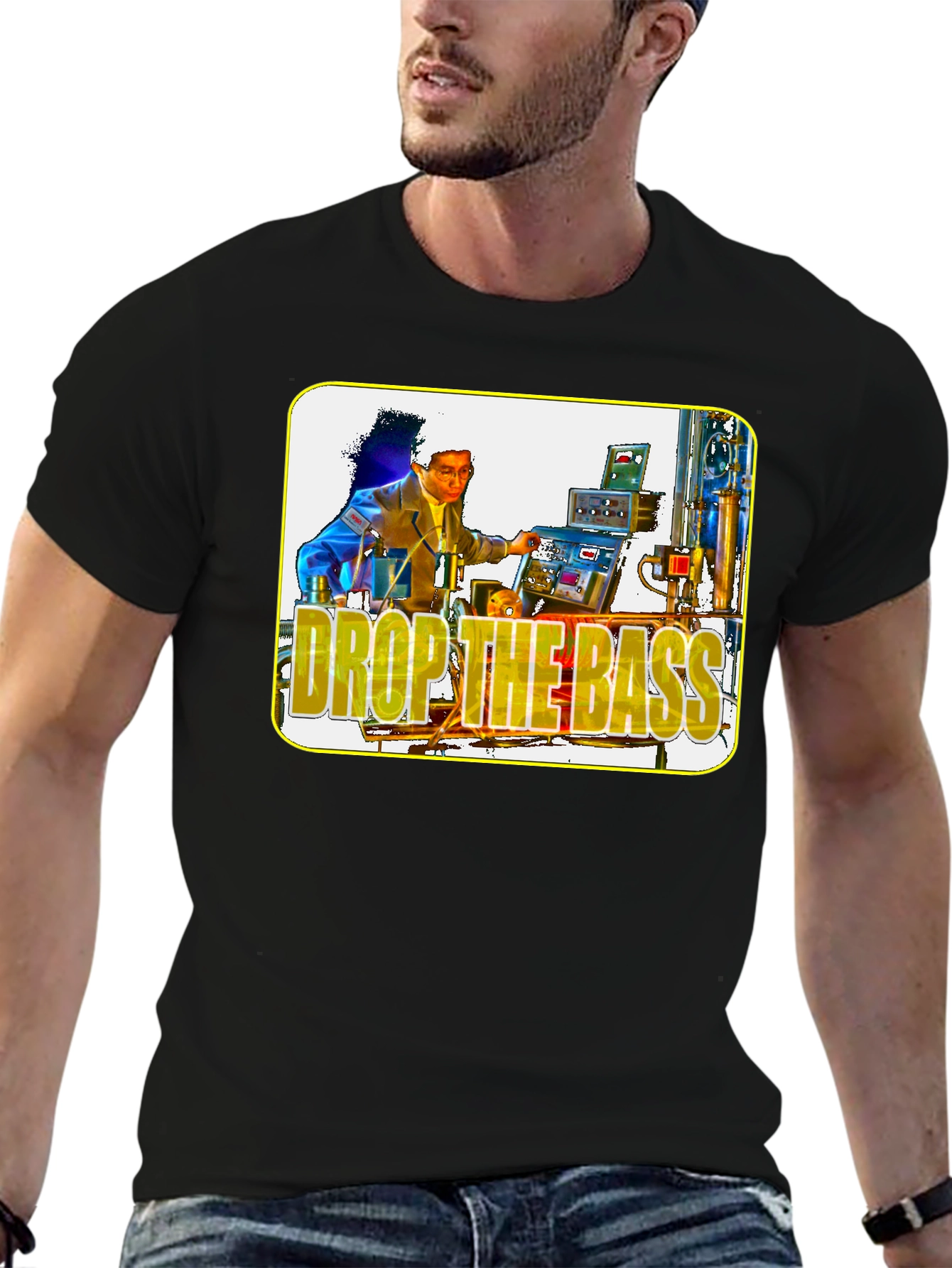 Drop the Bass Graphic Tee - DJ Music T-Shirt