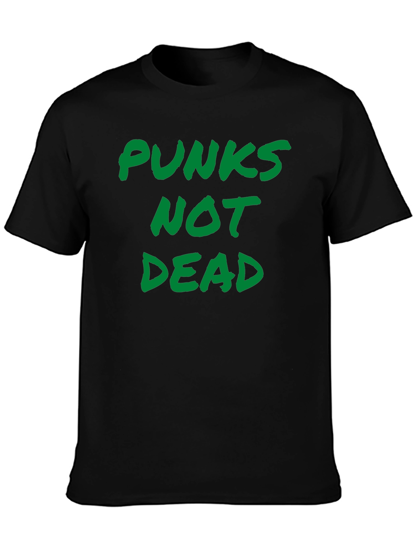 Punks Not Dead Graphic T-Shirt - Black
