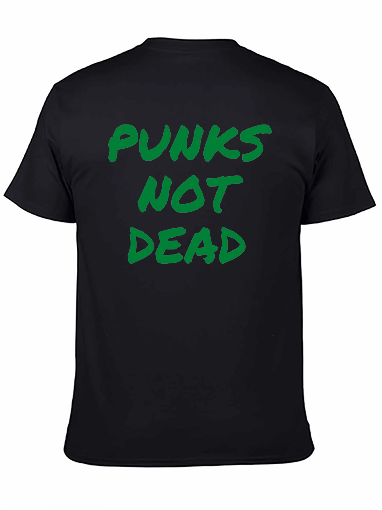 Punks Not Dead Graphic T-Shirt - Black