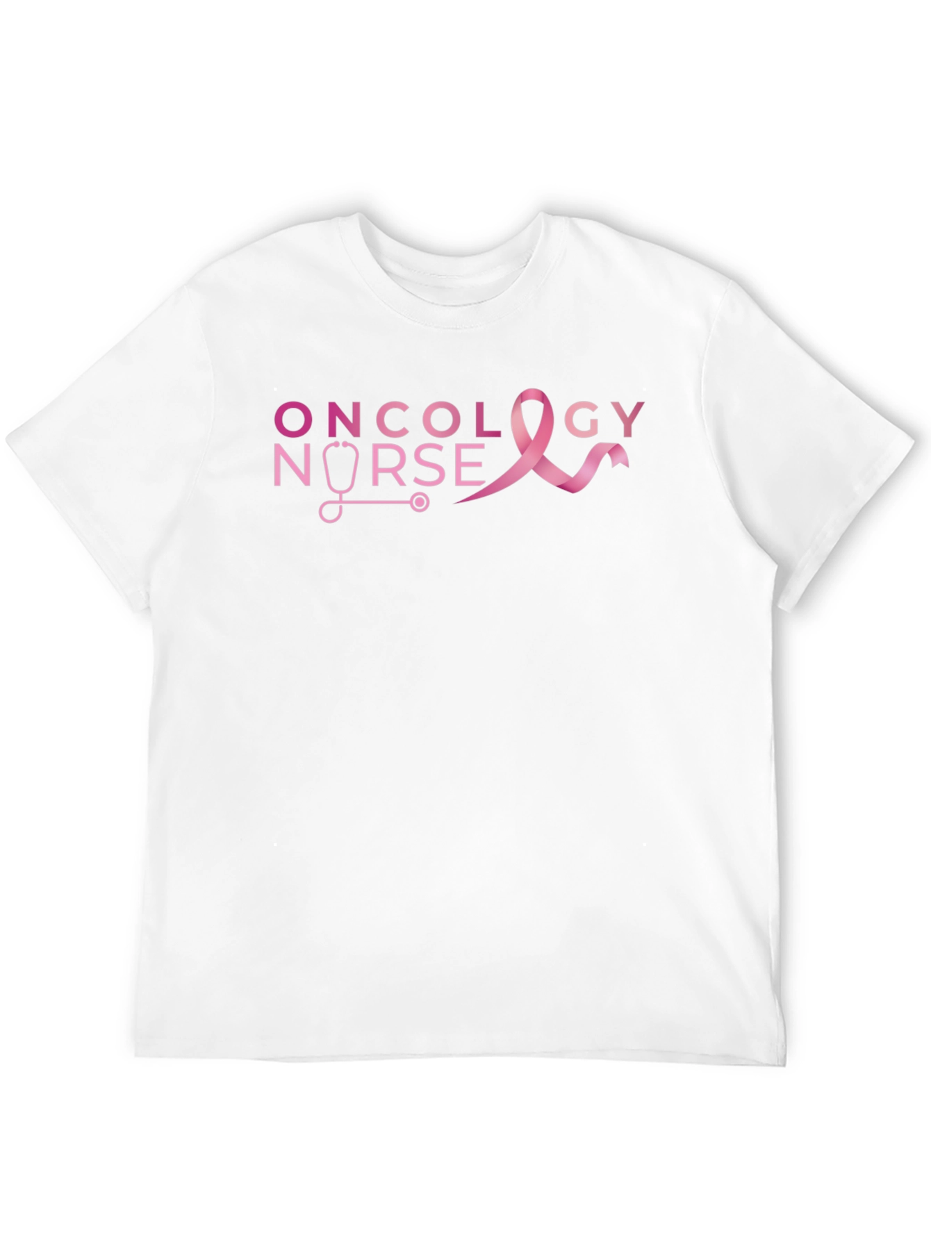 Oncology Nurse Ribbon Graphic T-Shirt