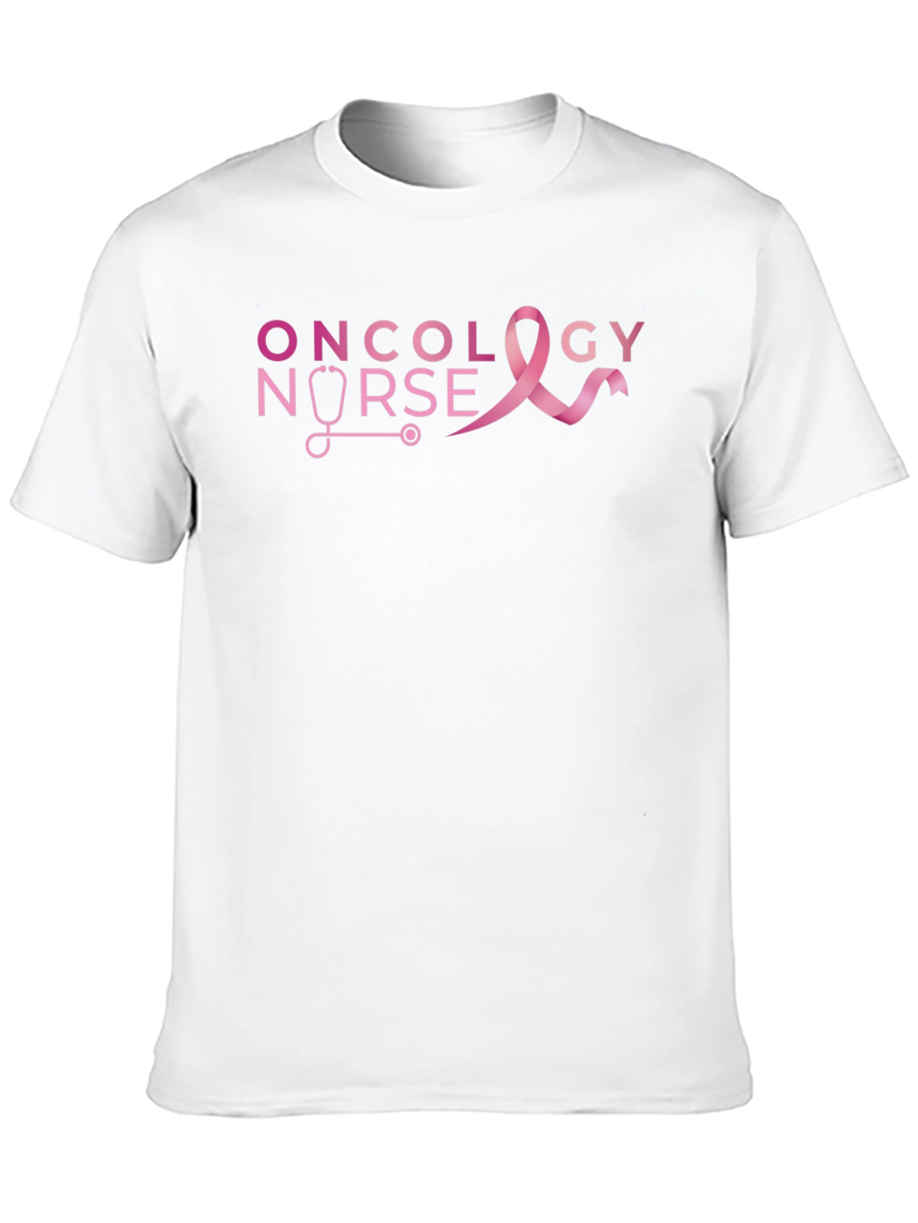 Oncology Nurse Ribbon Graphic T-Shirt