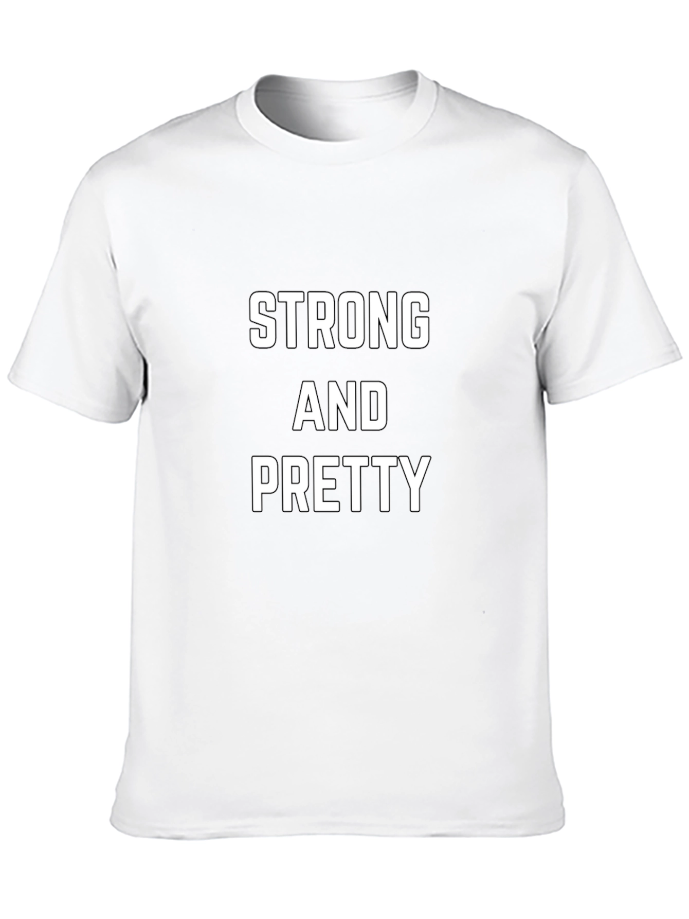 Strong and Pretty Black T-Shirt
