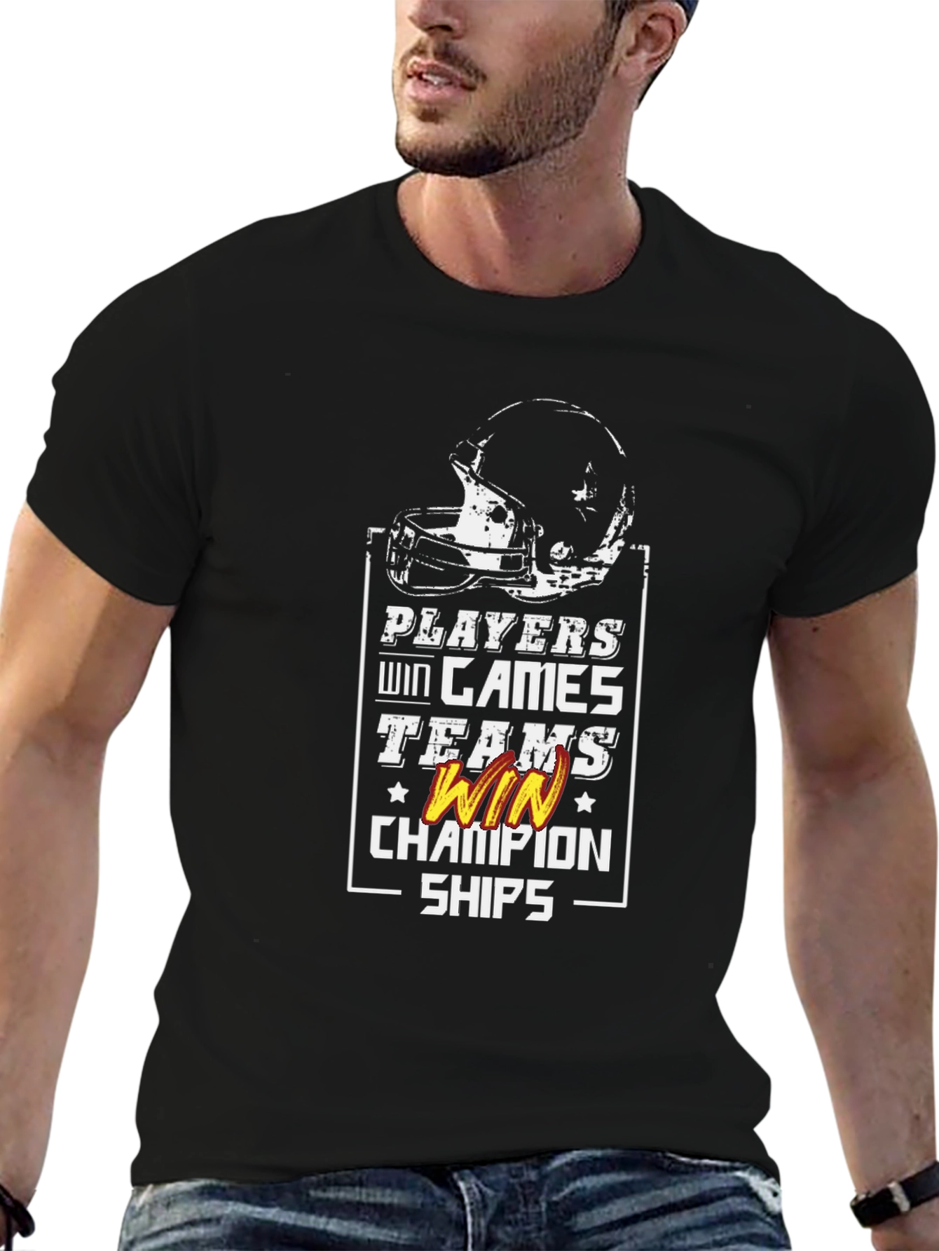 Players Win Games Teams Win Championships T-Shirt