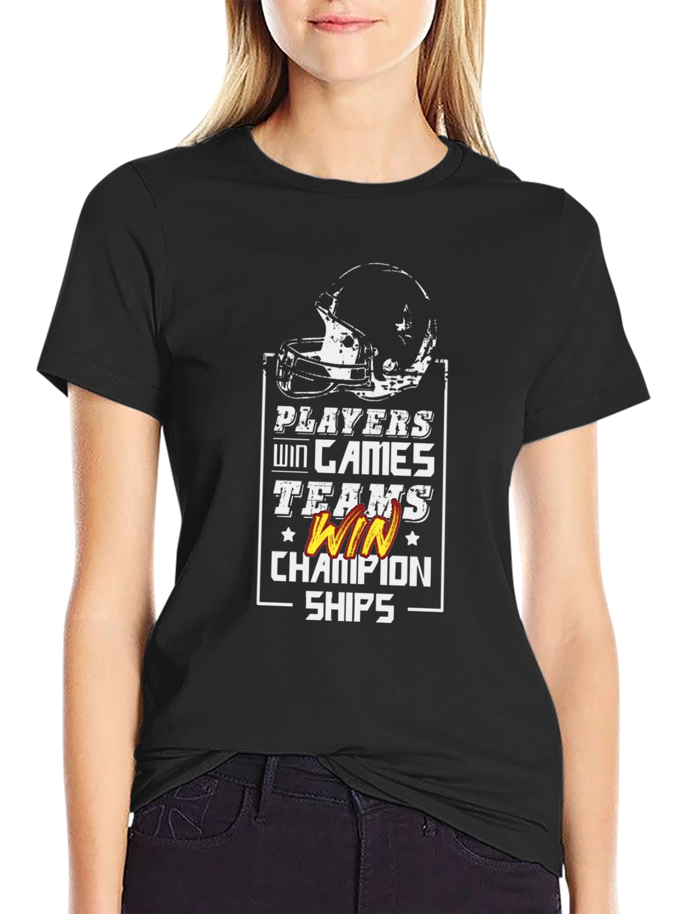 Players Win Games Teams Win Championships T-Shirt