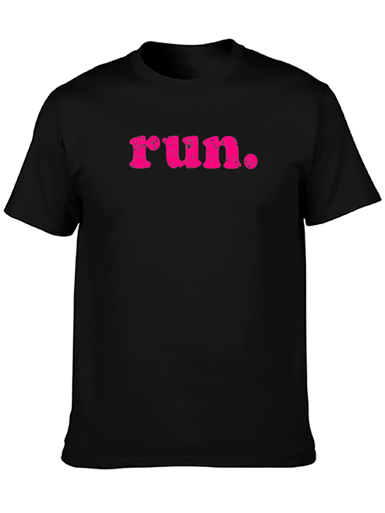 Run Graphic Black T-Shirt