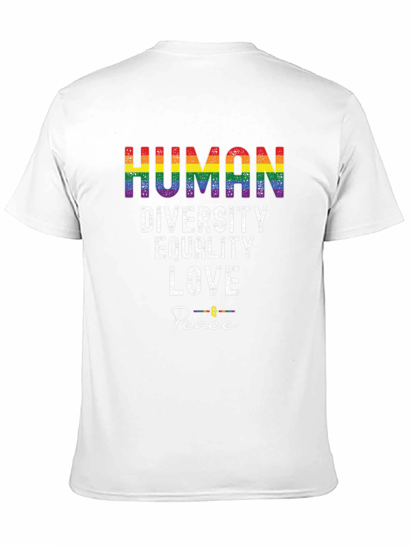 Human Diversity Equality Love Peace LGBTQ+ T-Shirt