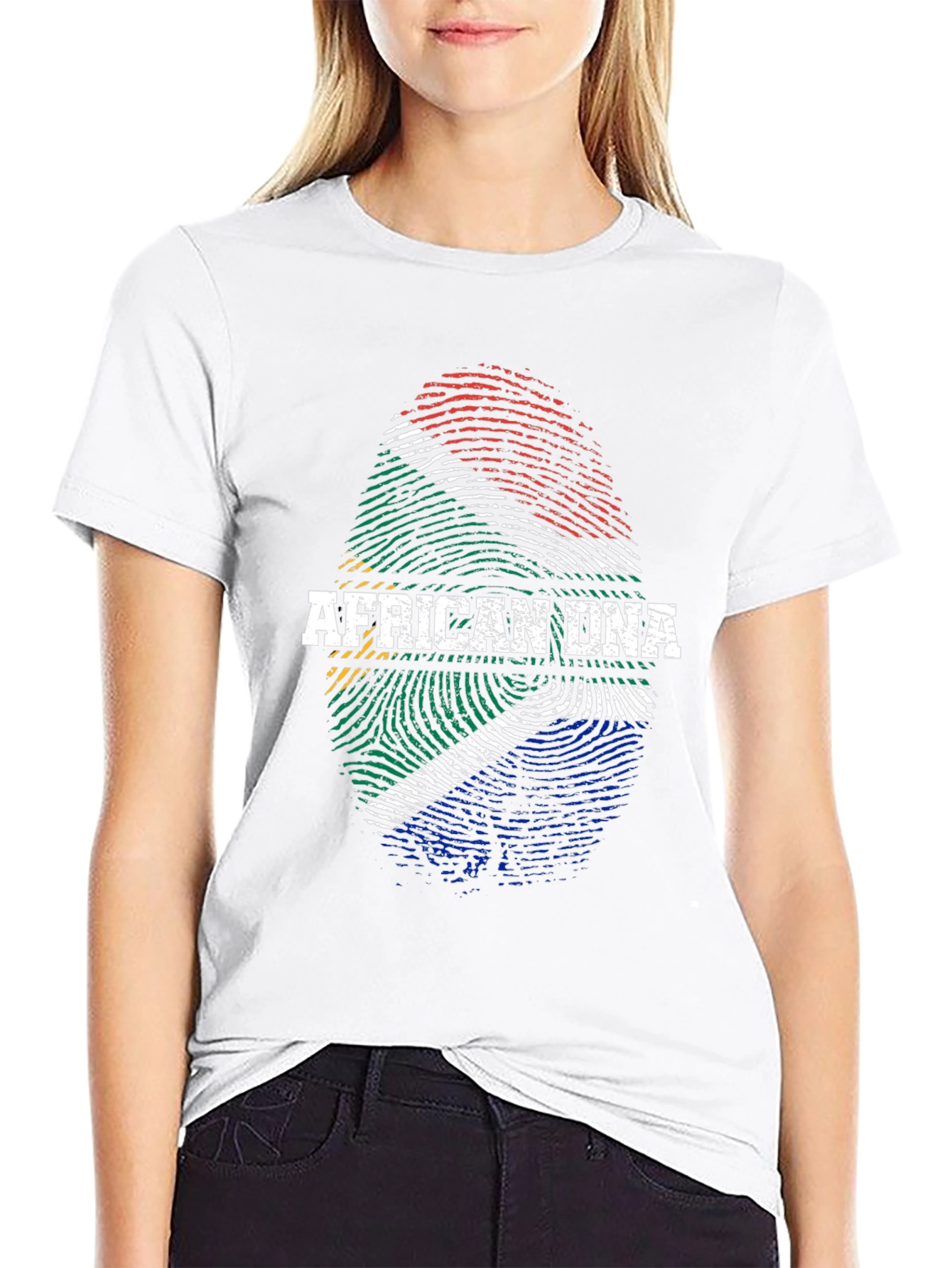 African DNA Flag T-Shirt - South Africa Pride