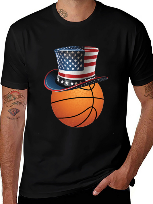 Patriotic Basketball T-Shirt - USA Pride